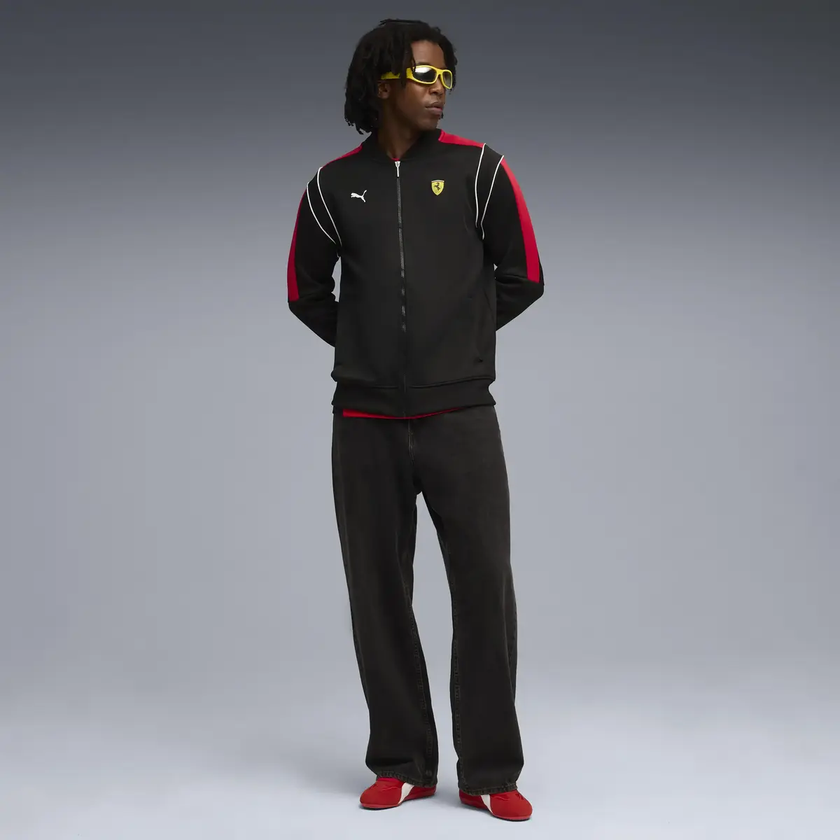 Puma Ferrari MT7 Track Jacket Siyah Erkek Ceket