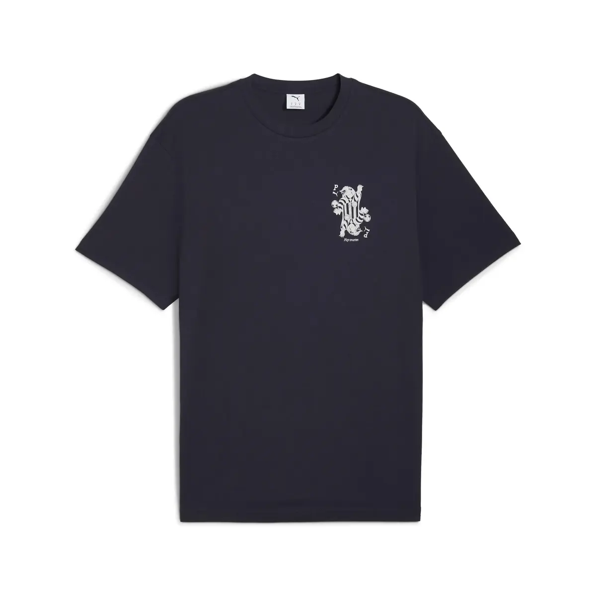 Puma GRAPHIC Card Play Tee Lacivert Erkek T-Shirt