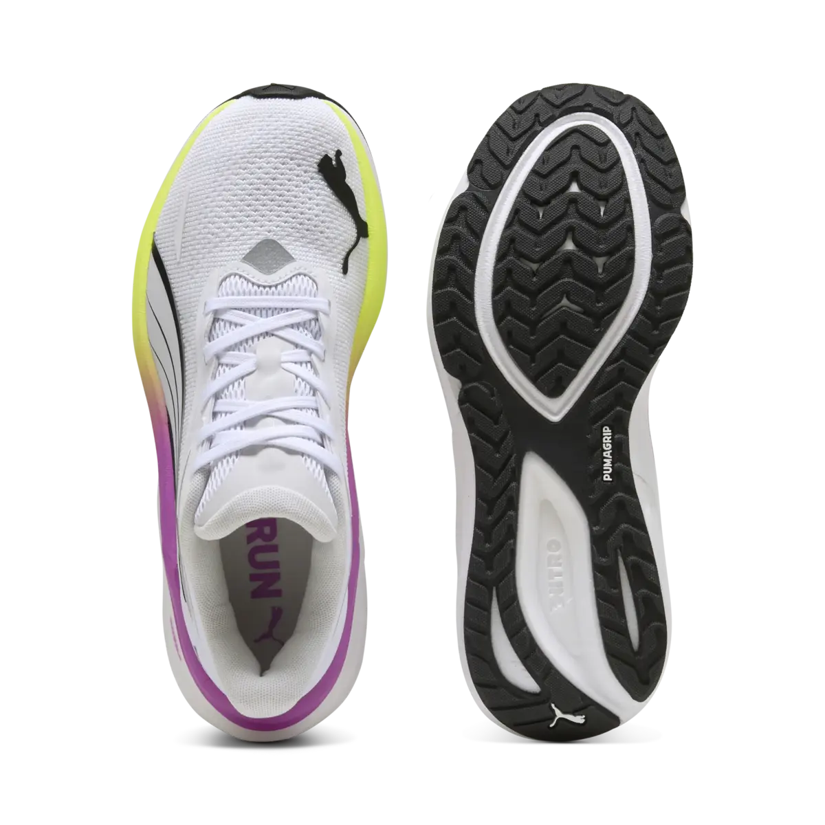 Puma Electrify NITRO  4 Wns Beyaz Kadın Yürüyüş ve Koşu Ayakkabısı