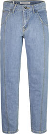 Calvin Klein BARREL UTILITY BLUE Kadın Mavi Kot Pantolon