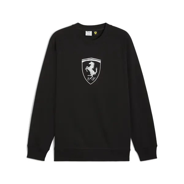 Puma Ferrari Tonal Shield CN Siyah Erkek Sweatshirt