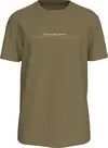 Calvin Klein MINIMAL LOGO TEE, LFF Kahverengi Erkek T-Shirt & Polo