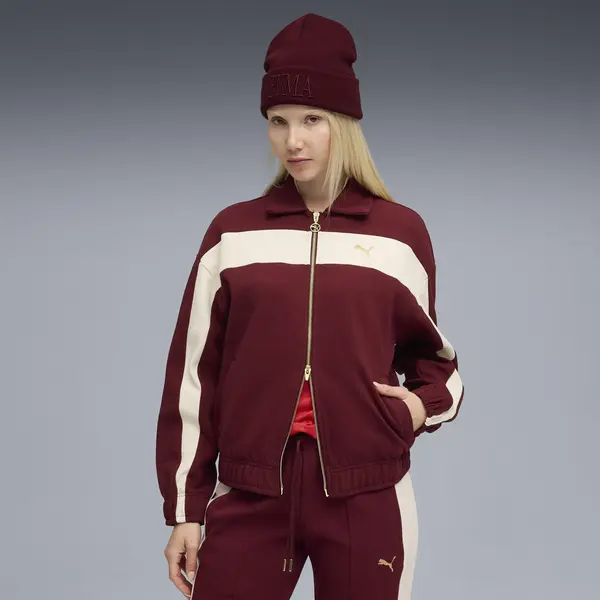 Puma T7 Relaxed Track Jacket Kırmızı Kadın Ceket