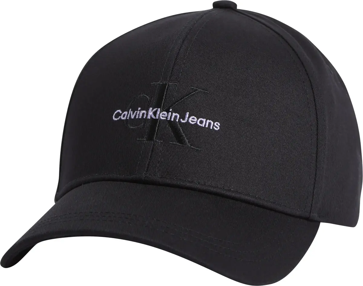 Calvin Klein MONO LOGO EMBRO CAP Kadın Siyah Şapka