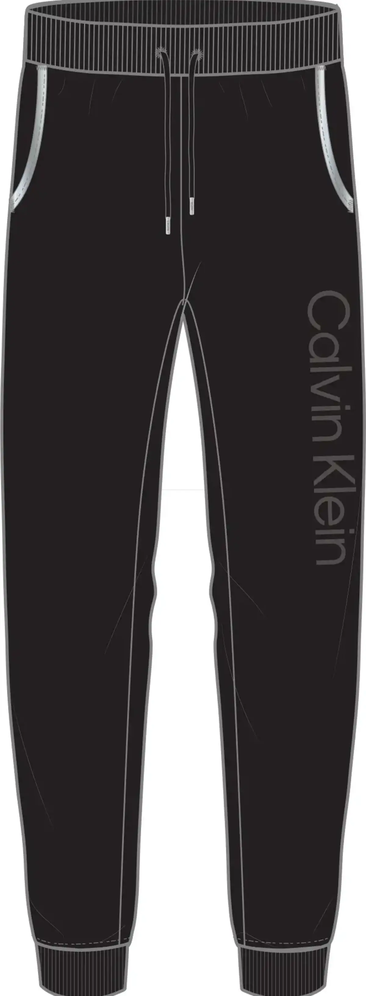 Calvin Klein PW - Knit Pant Erkek Siyah Eşofman Altı