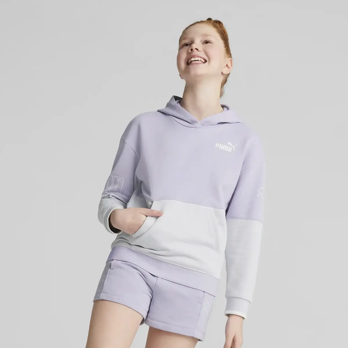 Puma POWER Colorblock Hoodie Kadın Sweatshirt