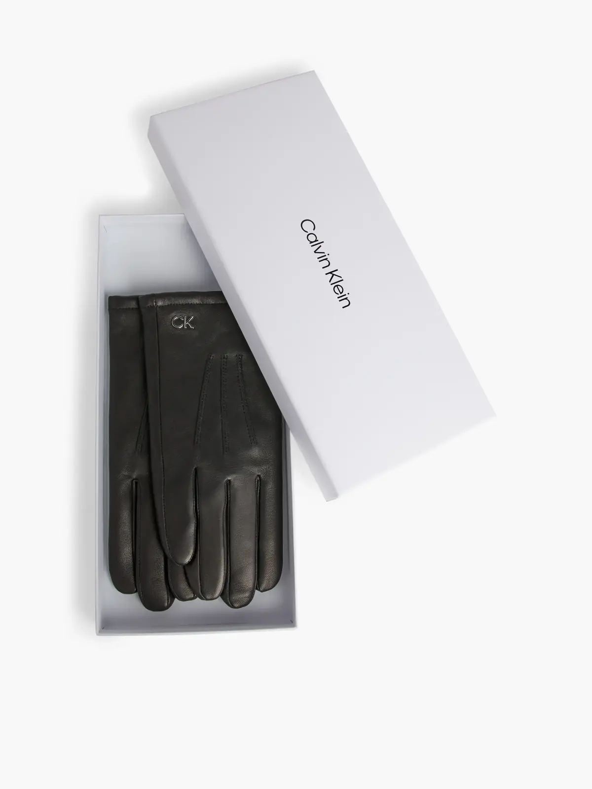 Calvin Klein GS CK METAL GLOVES L Erkek Siyah Eldiven