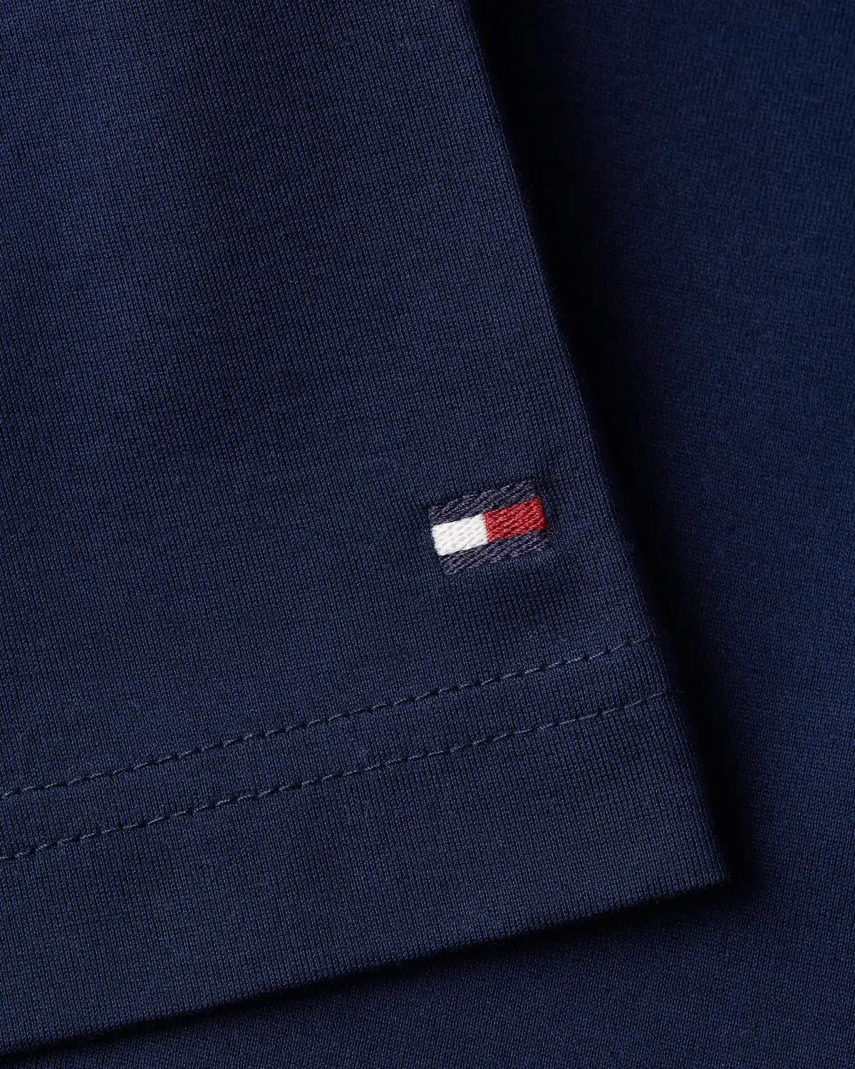 Tommy Hilfiger DC MERCERIZED S/S TE, DCC Lacivert Erkek T-Shirt & Polo