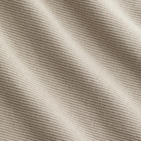 Calvin Klein LOGO ELASTIC RIB LON Kadın Krem Elbise
