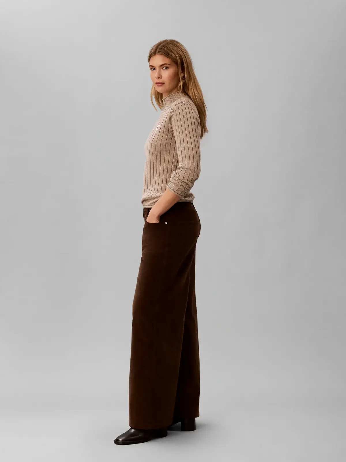 CORDUROY WIDE LEG PA, WFM