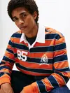 Tommy Hilfiger TJM RLX STRIPE RUGBY, SZZ Turuncu Erkek Polo T-Shirt
