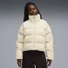 Puma Corduroy Puffer Jacket Krem Kadın Mont