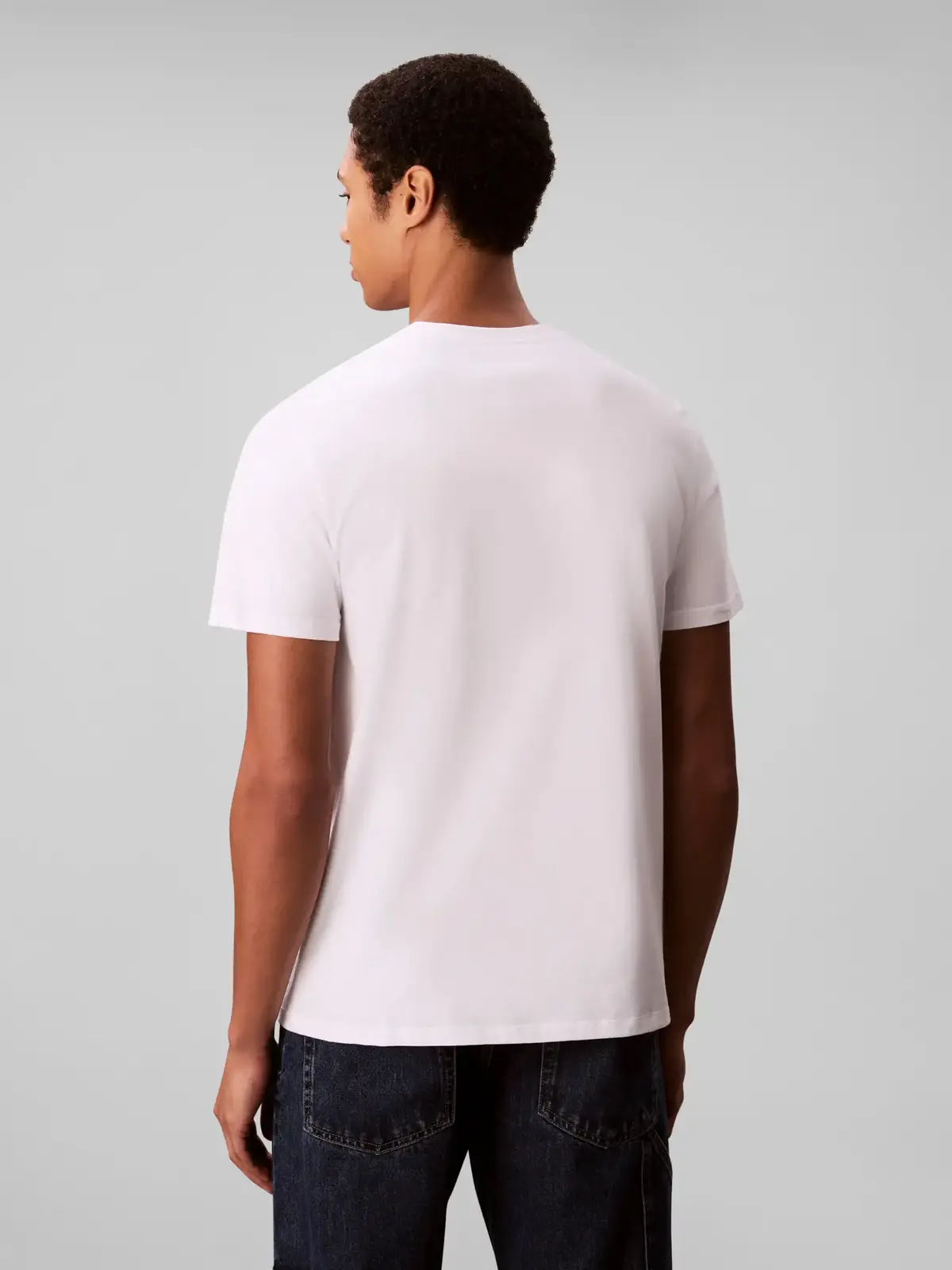 Calvin Klein SS 30S EU CALVIN KLE, YAA Beyaz Erkek T-Shirt