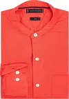 Tommy Hilfiger DC BAND COLLAR LINEN, SPP Kırmızı Erkek Gömlek