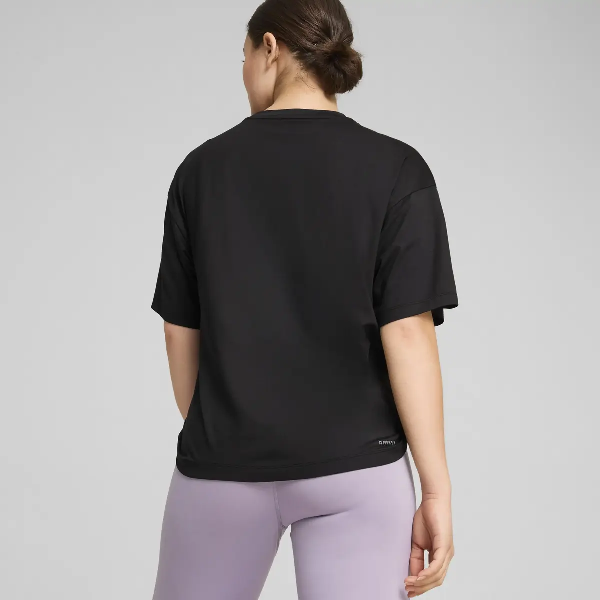 Puma STUDIO TWIST TEE Siyah Kadın T-Shirt