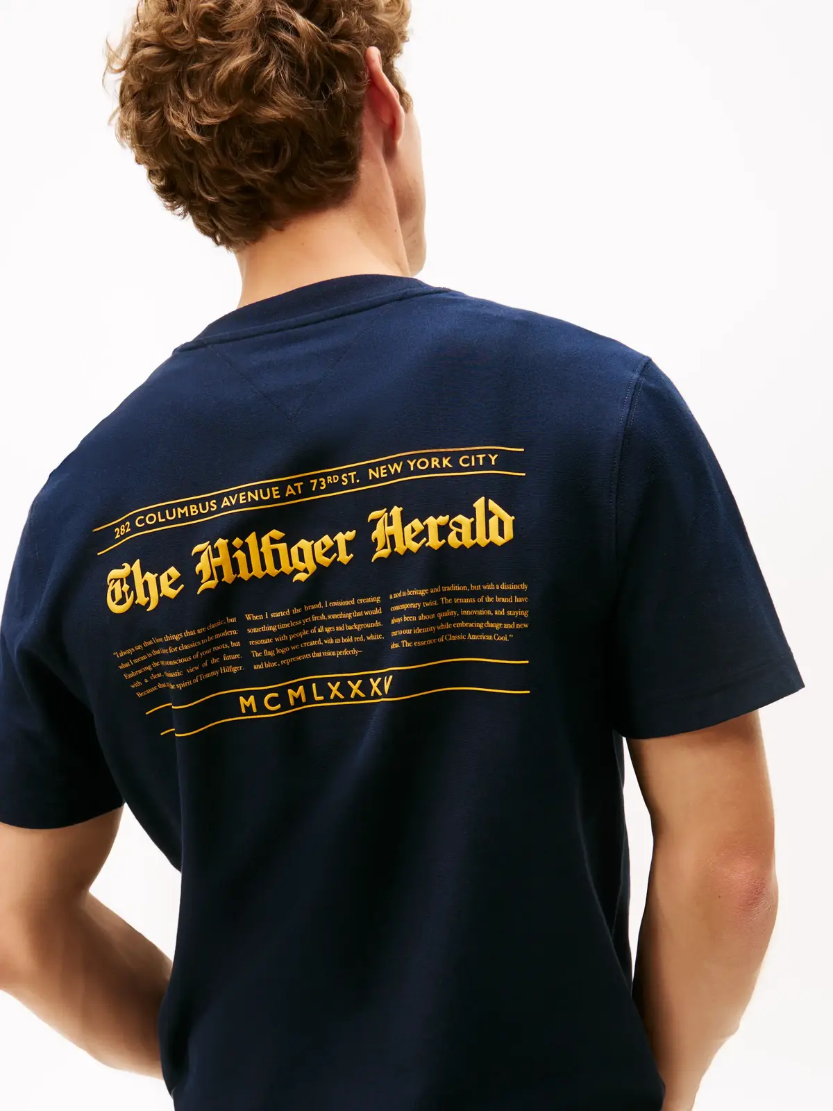 Tommy Hilfiger HILFIGER HERALD BACK, DW5 Siyah Erkek T-Shirt & Polo