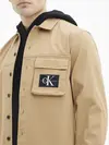 Calvin Klein UTILITY OVERSHIRT Erkek Kahverengi Gömlek