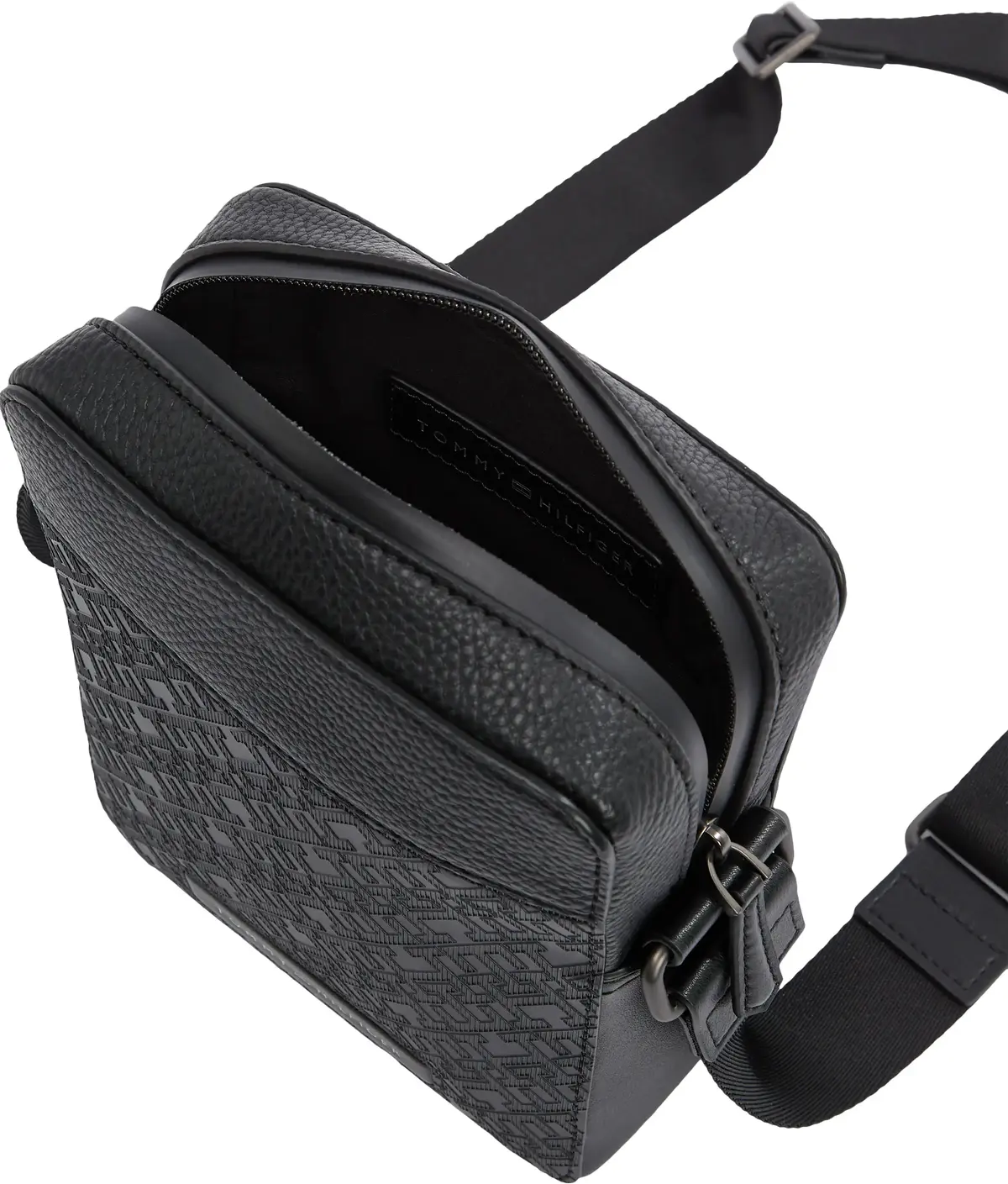 Tommy Hilfiger TH MONOGRAM MINI PRE, BDS Siyah Erkek Çanta & Cüzdan