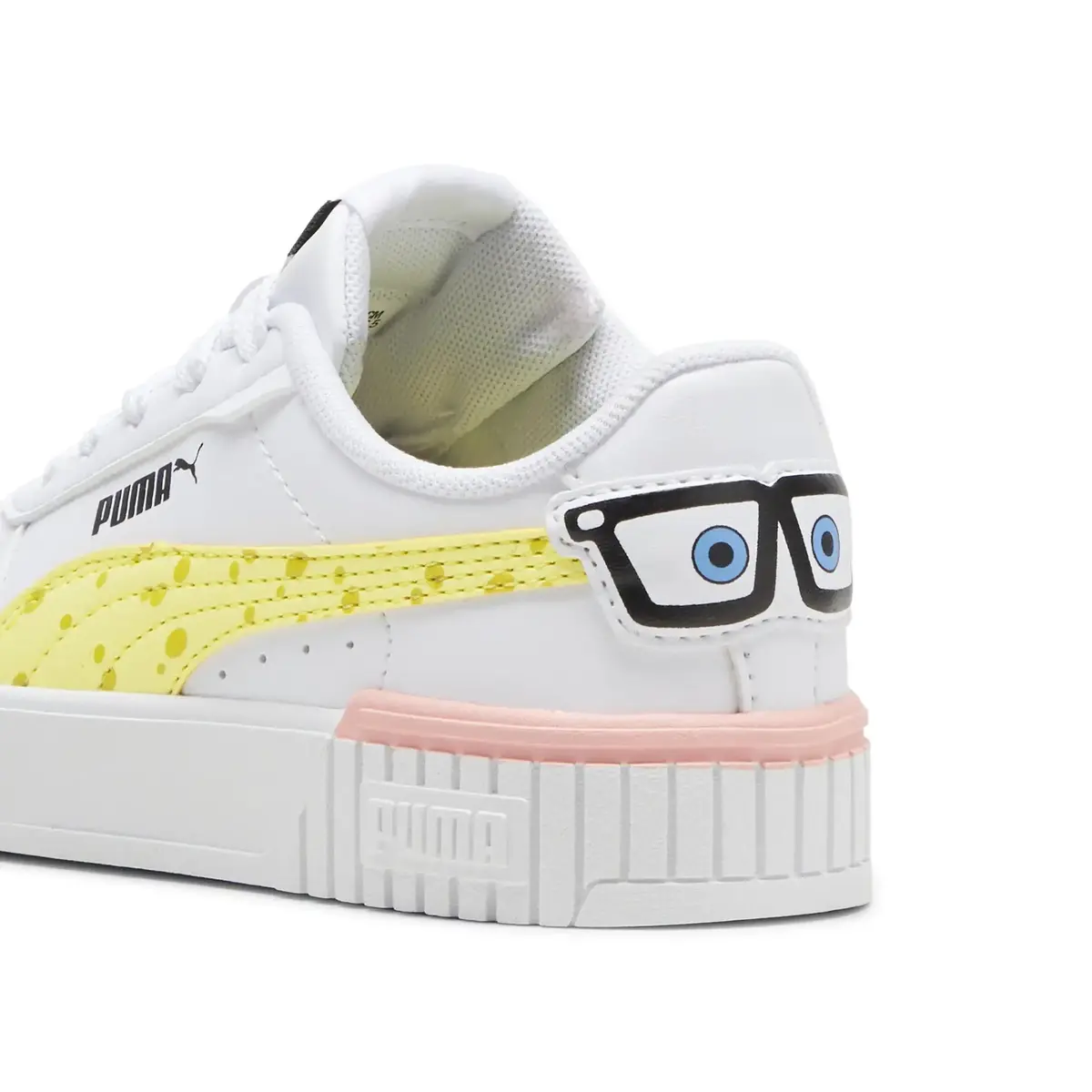 Puma Carina 2.0 Spongebob II PS Beyaz Çocuk Günlük Spor Ayakkabı