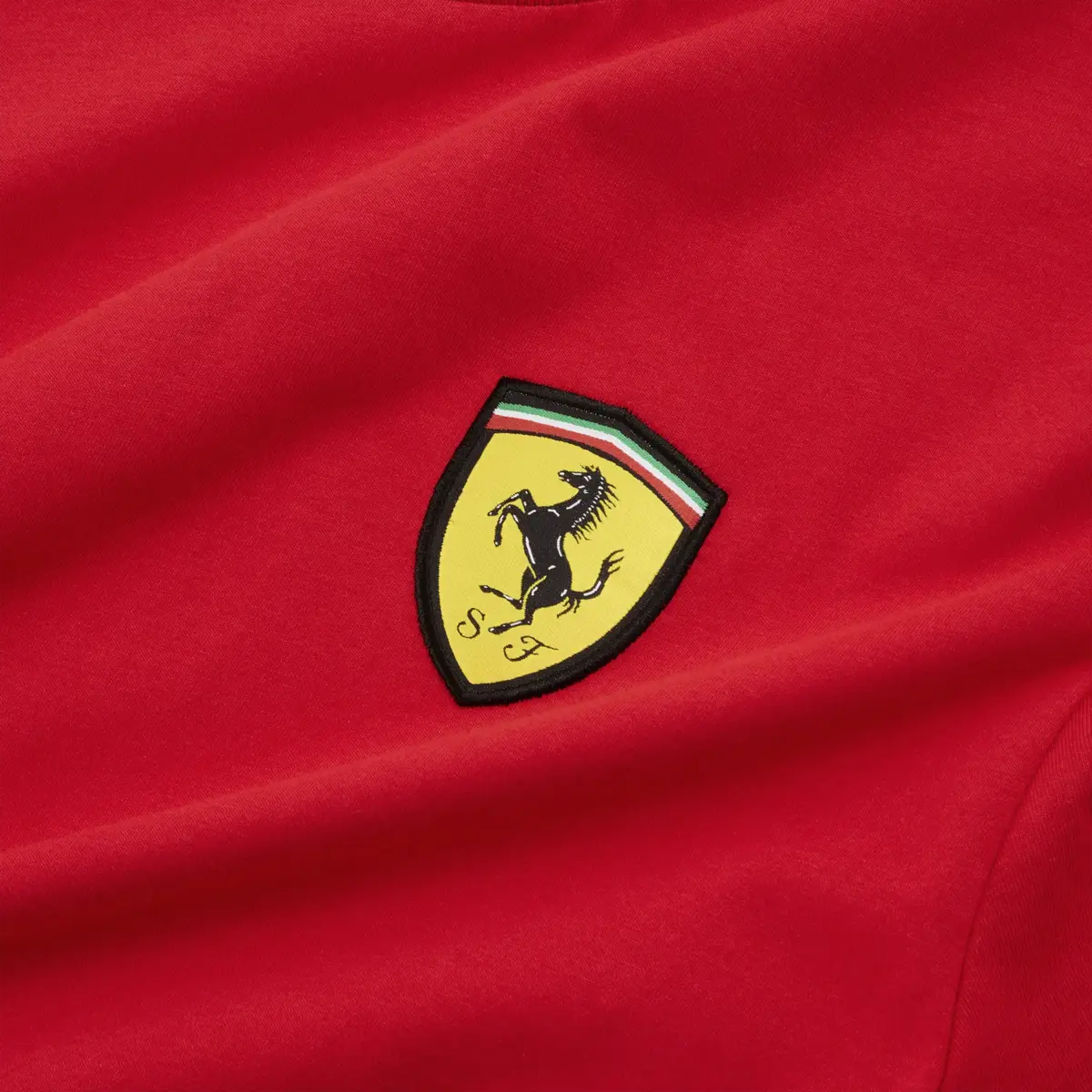 Puma Ferrari Race Clr Shield Tee Kırmızı Erkek T-Shirt