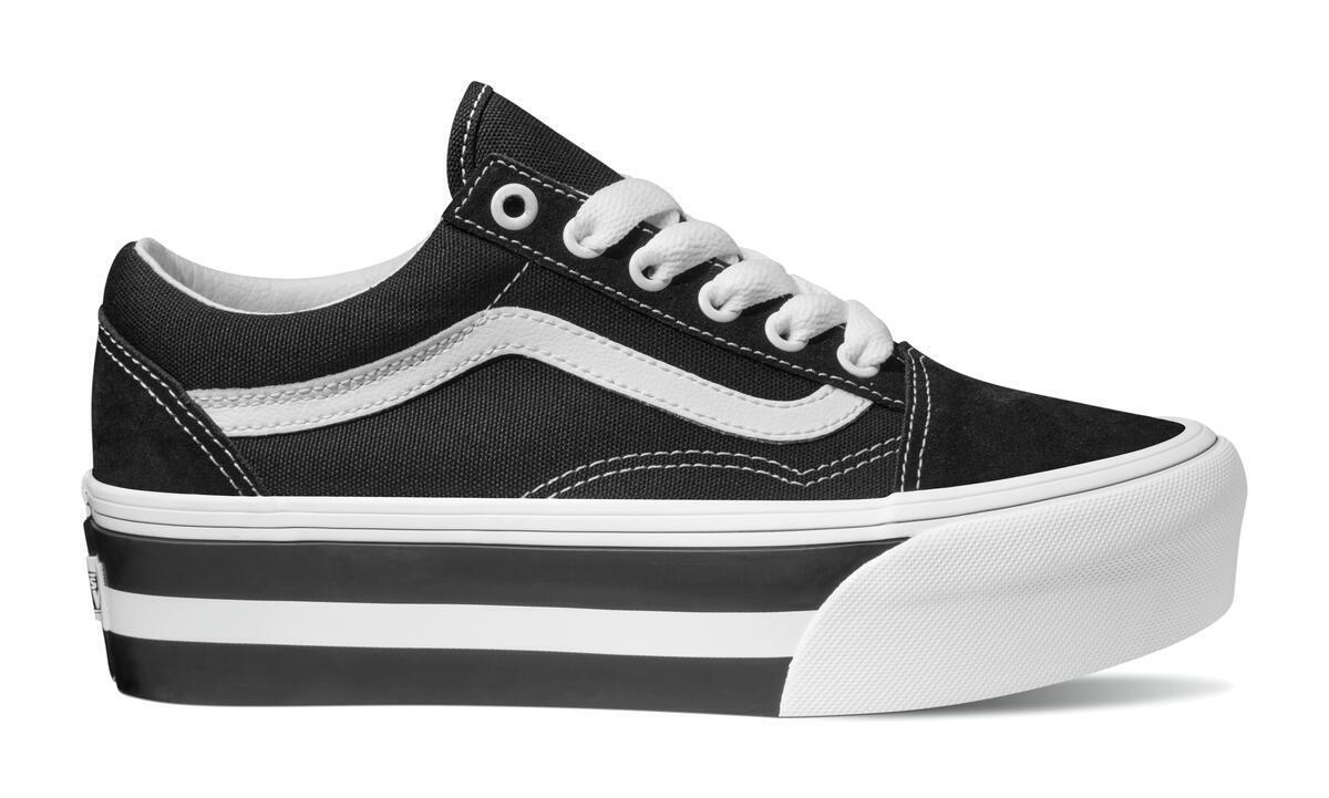 Vans Old Skool Stackform Siyah Kadın Günlük Spor Ayakkabı