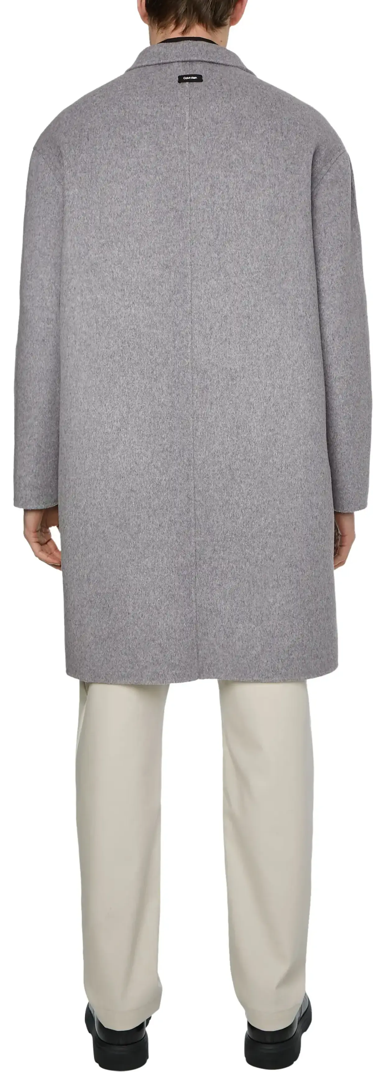 Calvin Klein DOUBLE FACE COAT Erkek Gri Mont