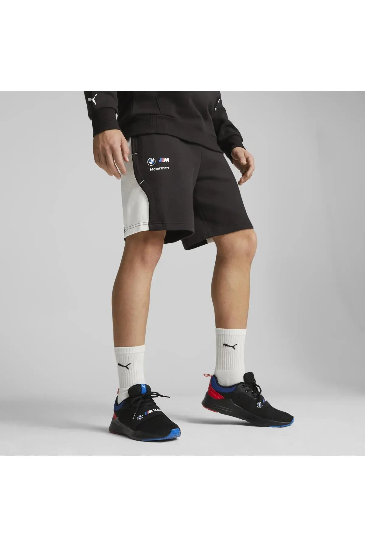 Puma BMW MMS Sweat Shorts Siyah Erkek Şort