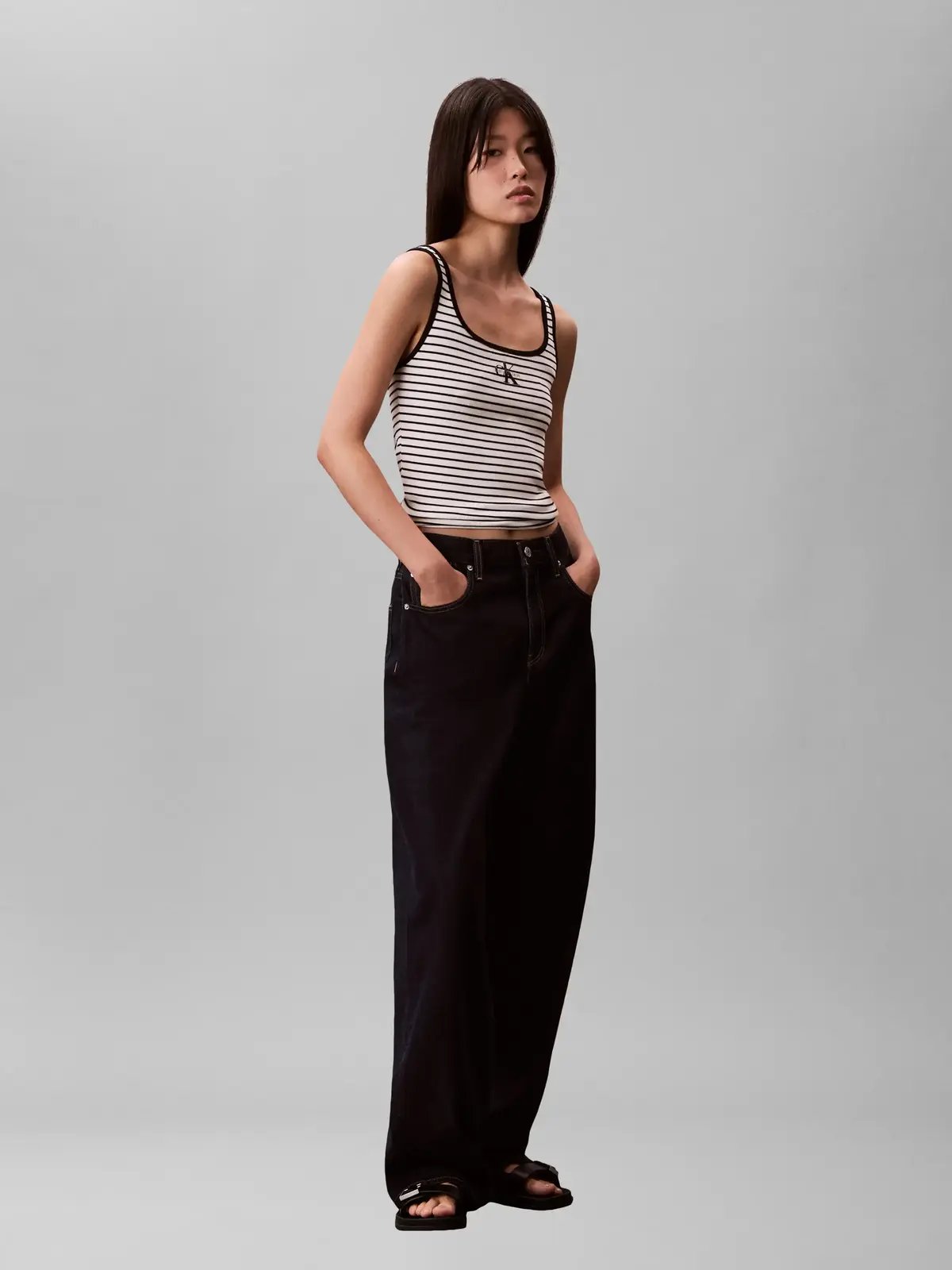 STRIPED MONOLOGO SCO, XDY, XXS