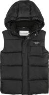 Calvin Klein HOODED PUFFER VEST Erkek Siyah Yelek