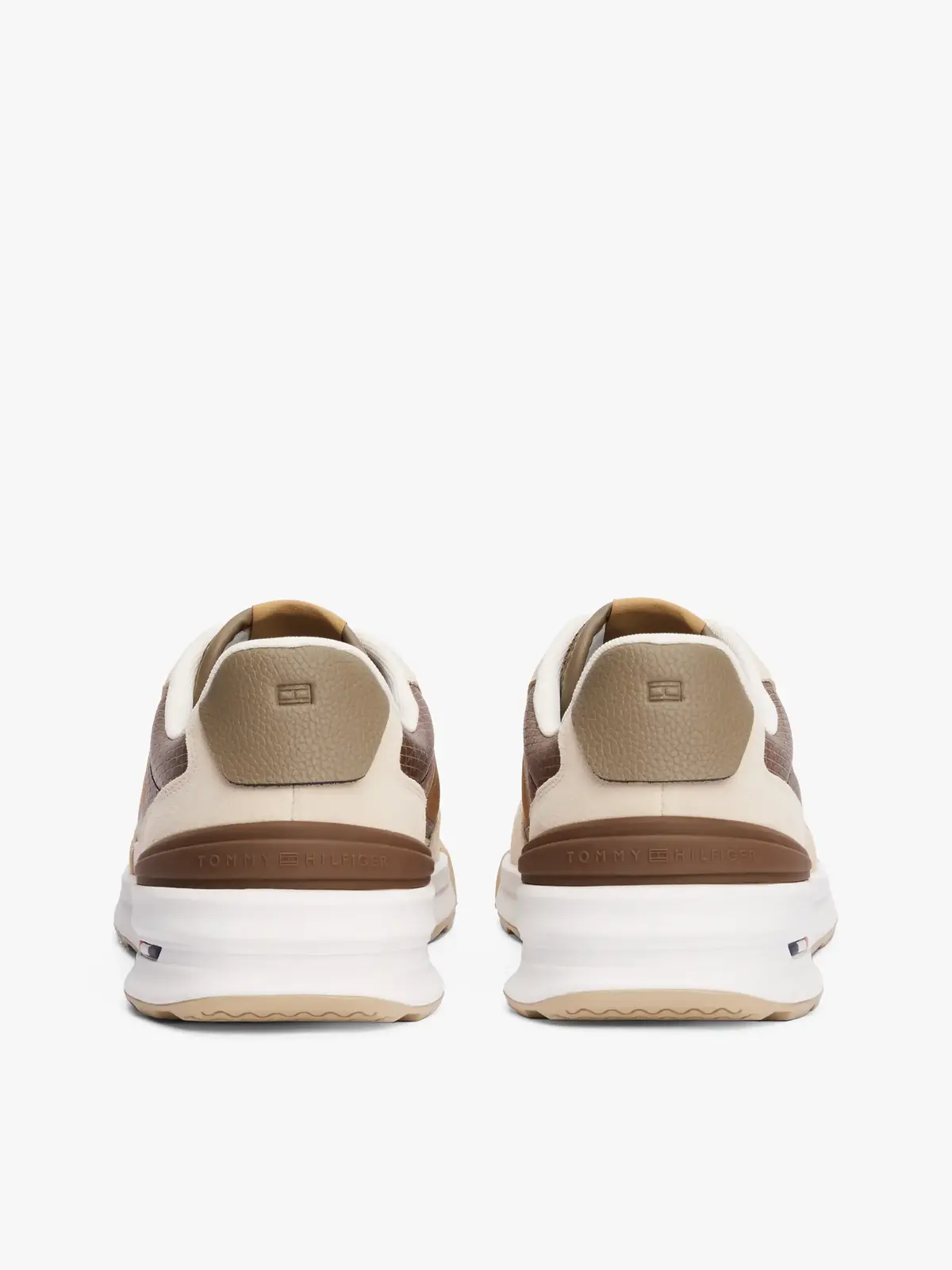 Tommy Hilfiger RETRO RUNNER SEASON, ACI Krem Erkek Spor Ayakkabı & Sneaker