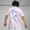 Puma X PLAYSTATION Elevated Tee Lila Erkek T-Shirt