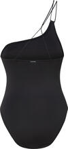 Calvin Klein ONE SHOULDER ONE PIE Kadın Siyah Mayo