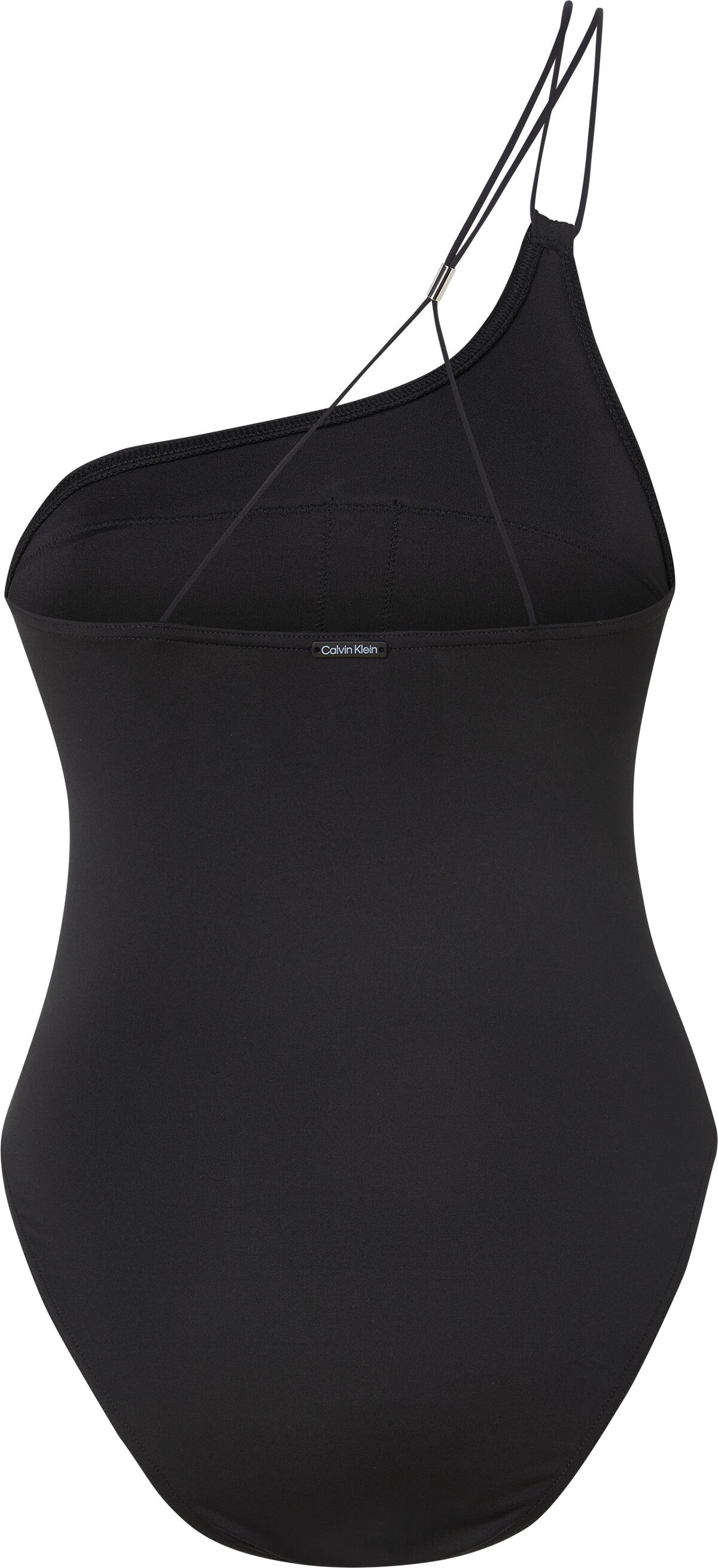 Calvin Klein ONE SHOULDER ONE PIE Kadın Siyah Mayo