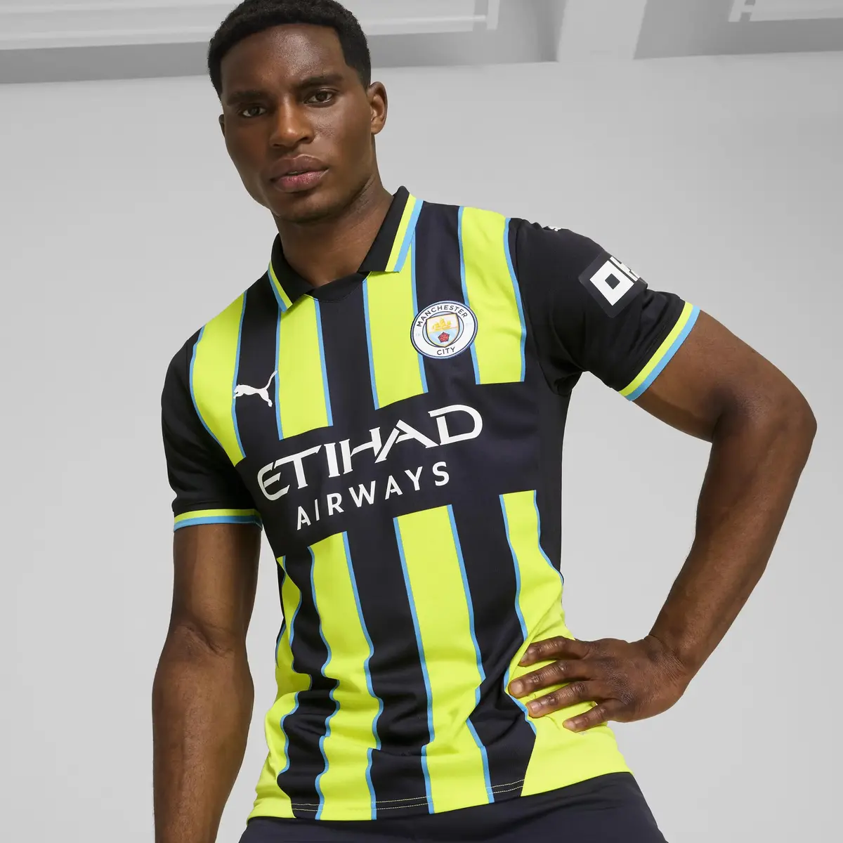 PUMA MCFC Away Jersey Replica Lacivert Erkek Forma