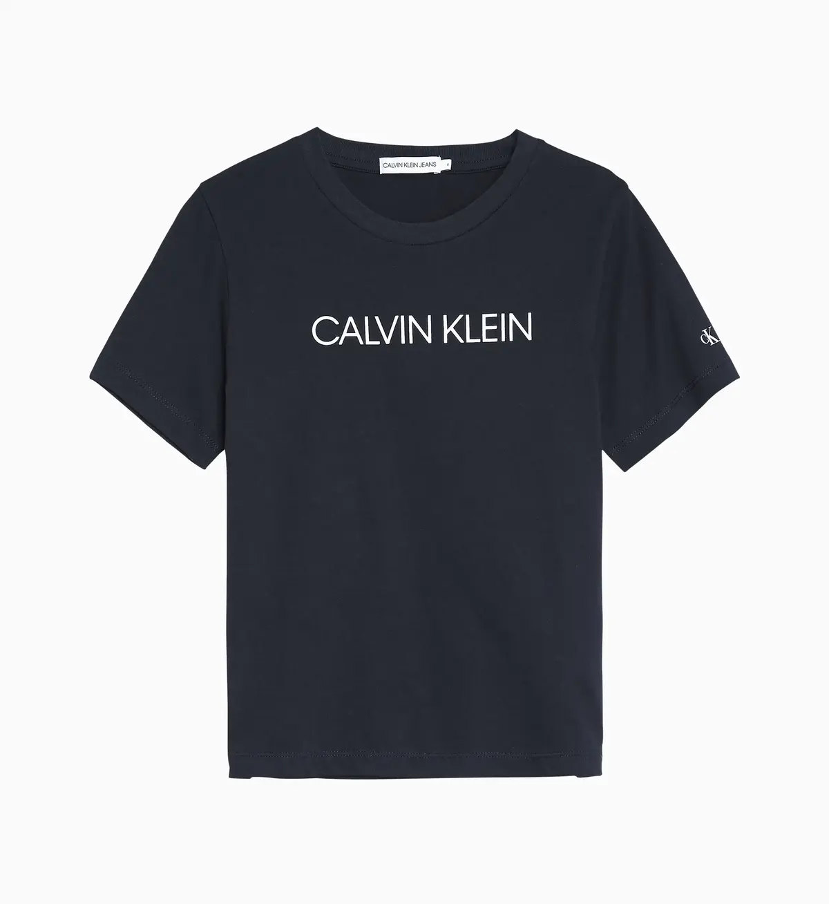 Calvin Klein INSTITUTIONAL T-SHIR Erkek Siyah T-Shirt