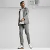Puma EVOSTRIPE Full-Zip Hoodie Gri Erkek Sweatshirt