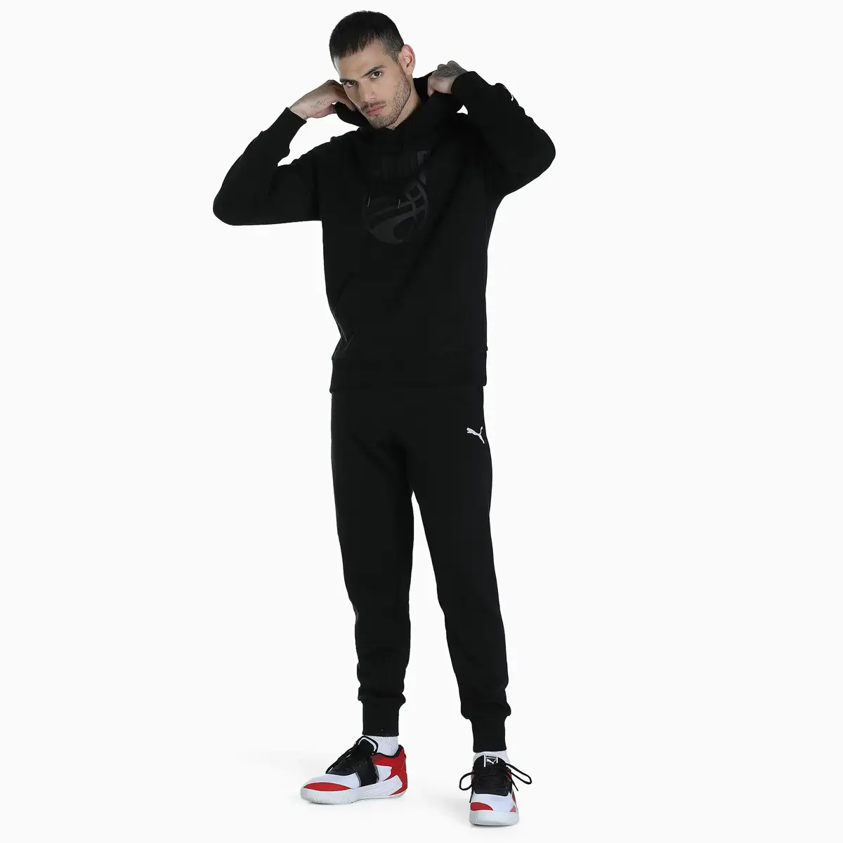 Puma Posterize Sweat Pant Siyah Erkek/Unisex Basketbol Eşofman Altı