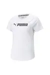 Puma Fit Logo Tee Beyaz Kadın Koşu Ve Performans T-Shirt