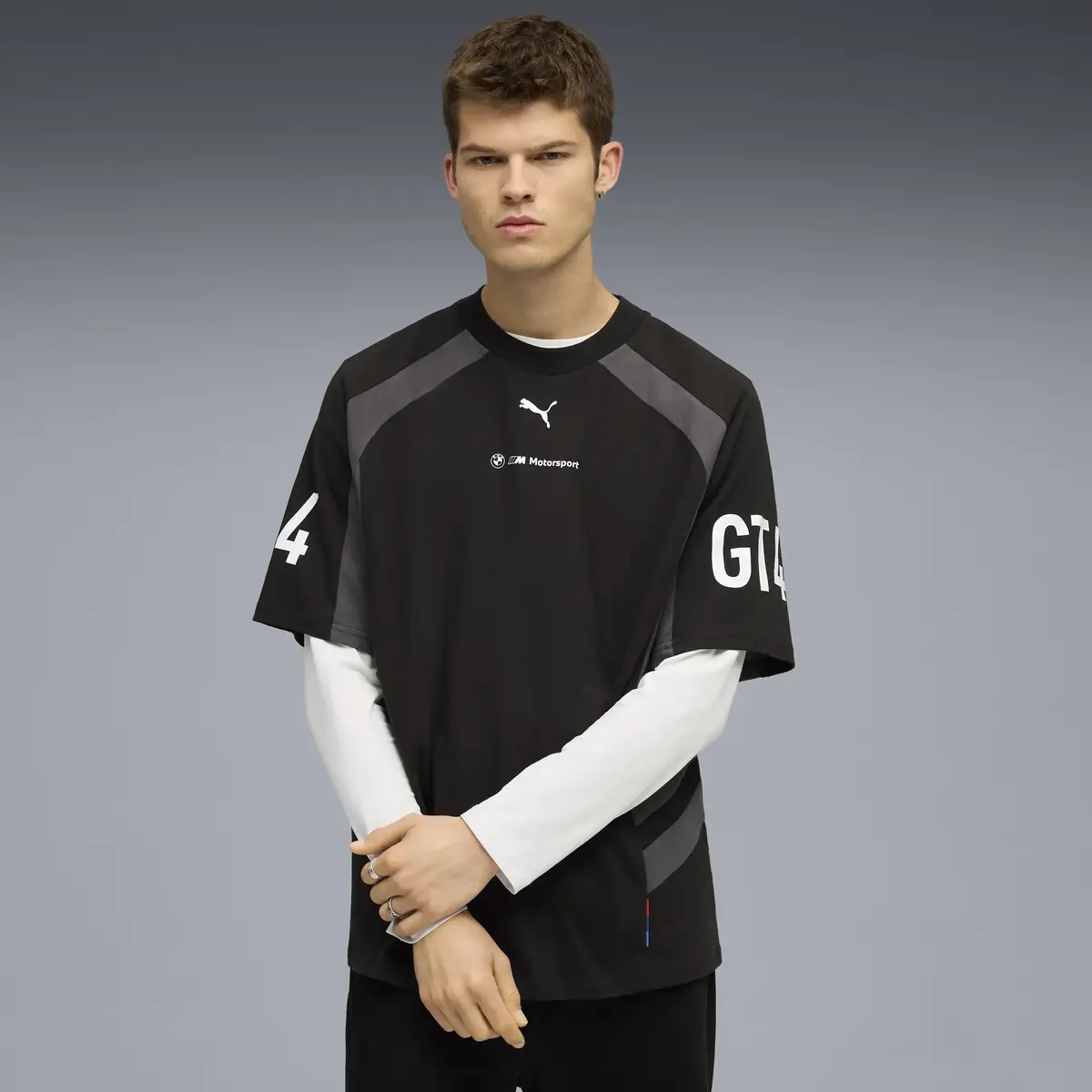 Puma BMW MMS Lifestyle Tee Siyah Erkek T-Shirt