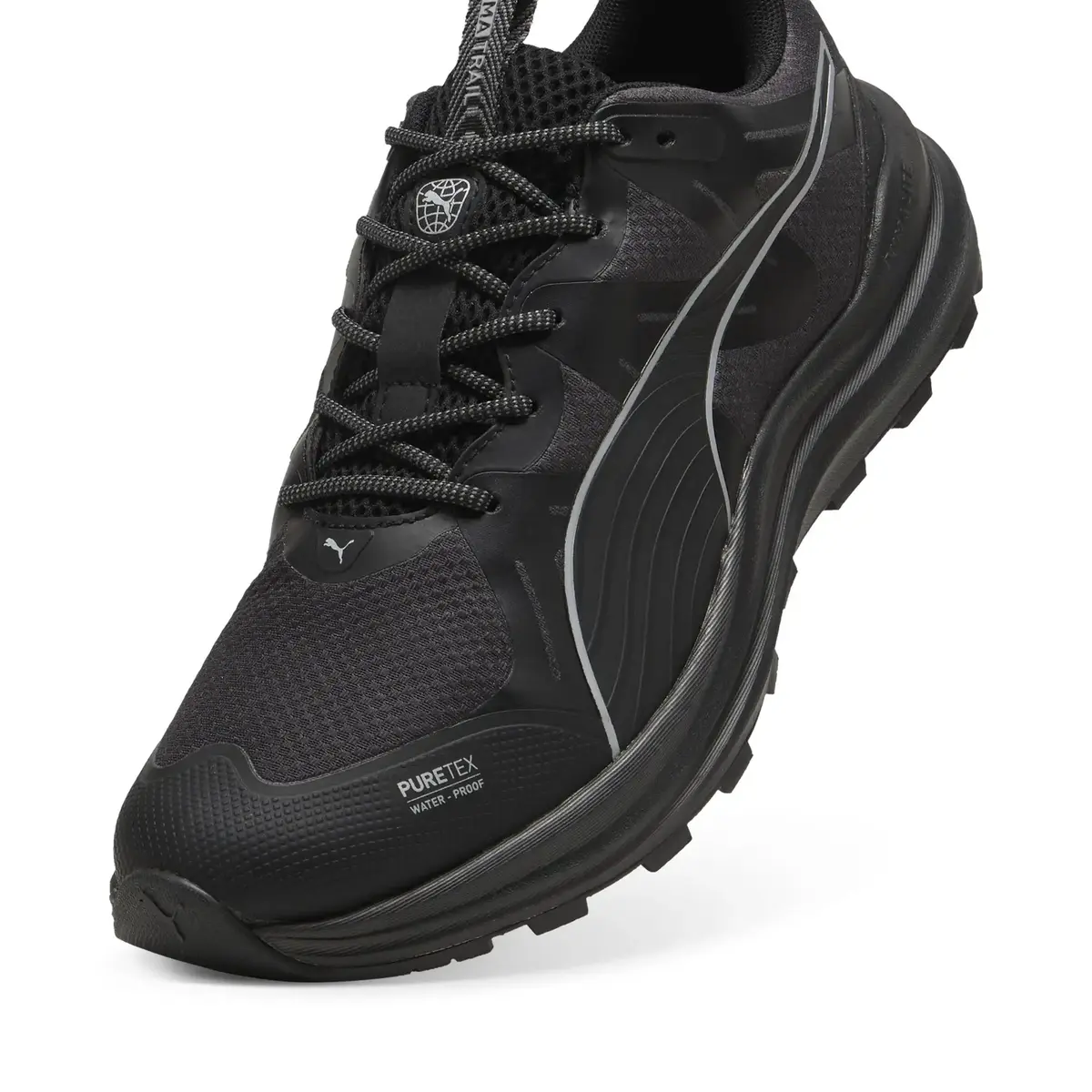Puma Reflect Lite Trail PTX Siyah Unisex Yürüyüş ve Koşu Ayakkabısı