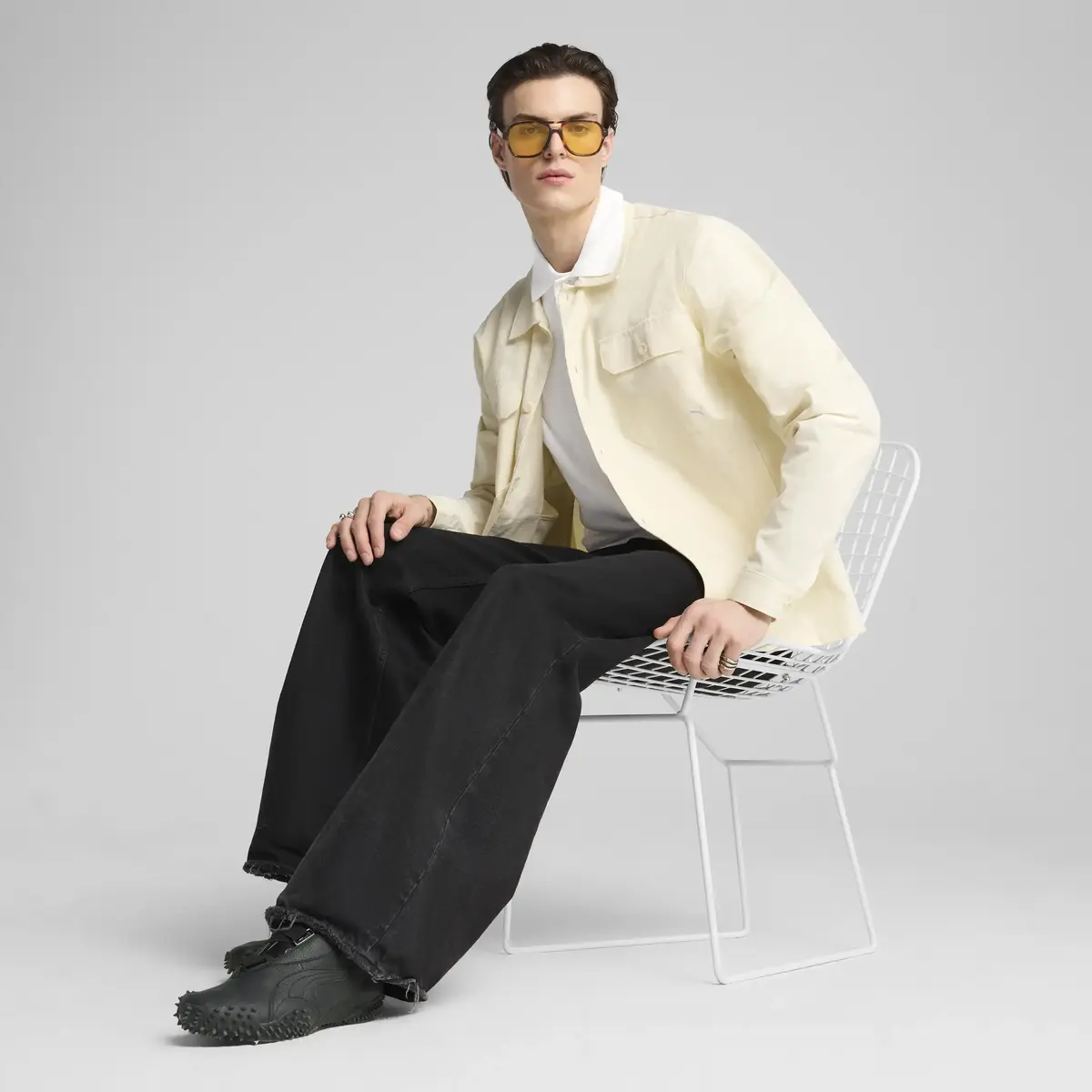 PUMA MMQ Ripstop Overshirt Bej Erkek Ceket