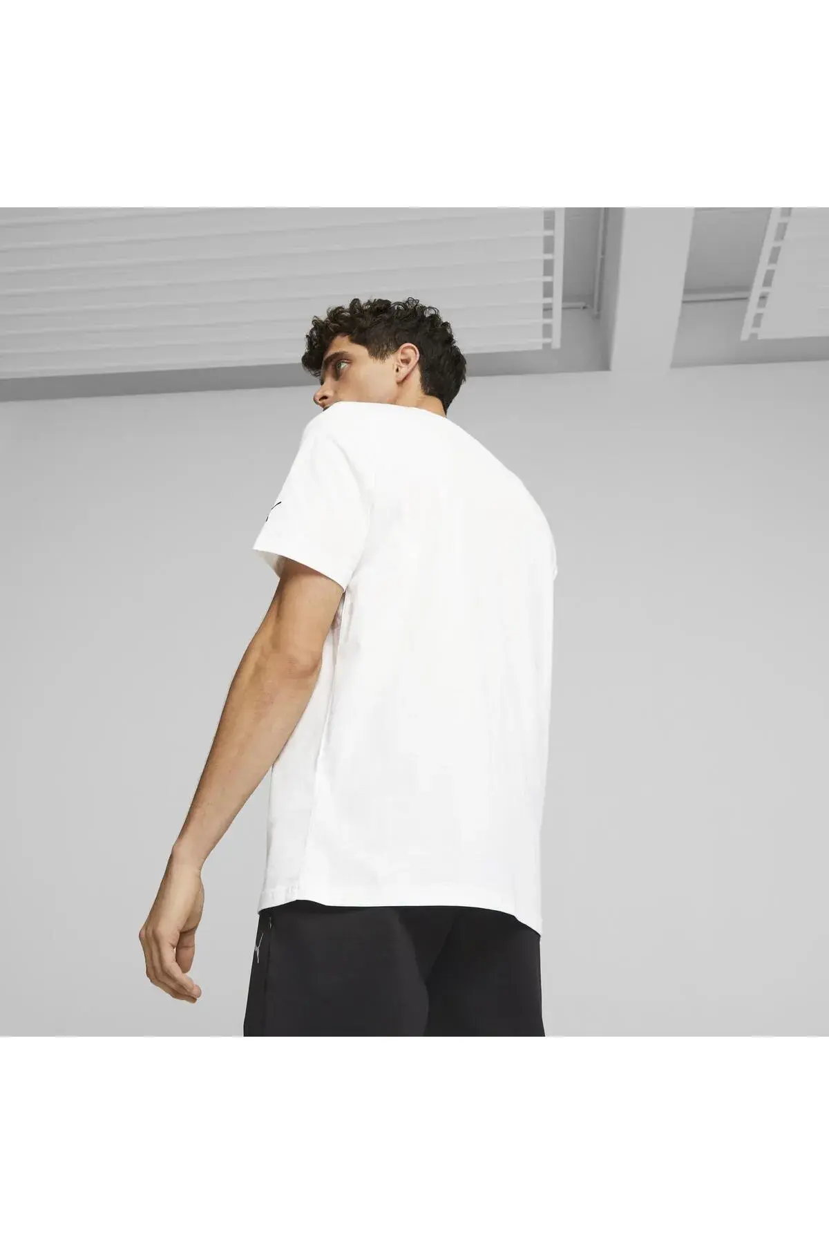 Puma Ferrari Race Graphic Tee 1 Beyaz Erkek T-Shirt