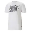 Puma GRAPHICS Icon Tee PUMA White Beyaz Erkek T-Shirt