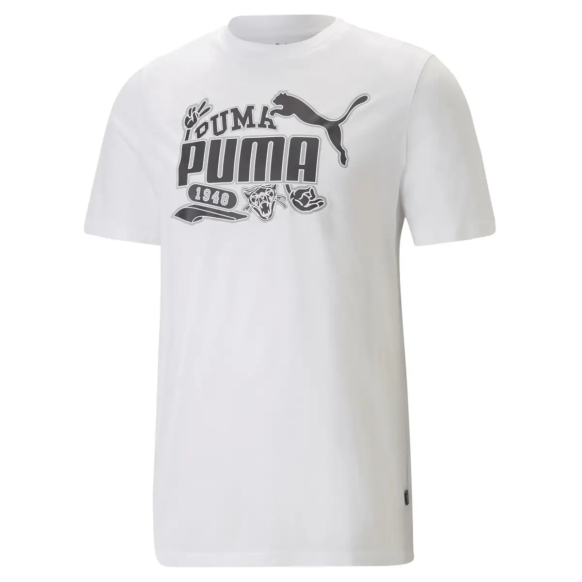 Puma GRAPHICS Icon Tee PUMA White Beyaz Erkek T-Shirt