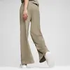 Puma CLASSICS Ribbed Relaxed Pant Açık Kahve Kadın Eşofman Altı