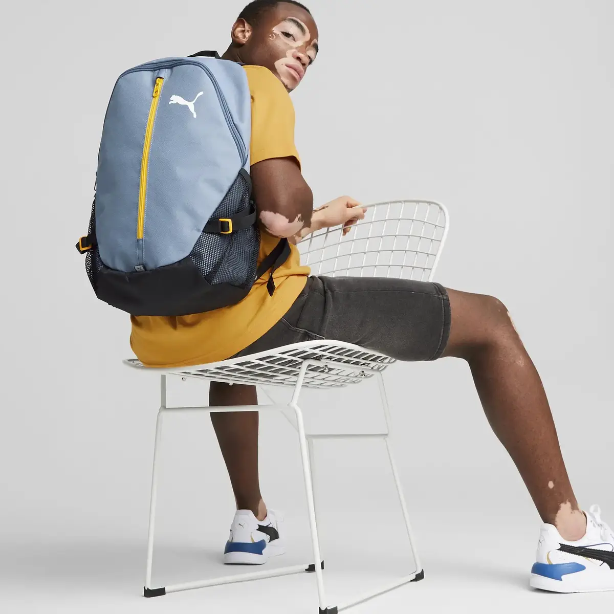 Puma Plus Mavi Sırt Çantası