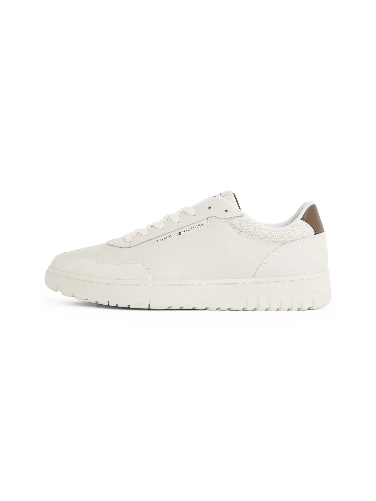 Tommy Hilfiger TH BASKET CORE LTH M Bej Erkek Spor Ayakkabı & Sneaker