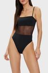 Calvin Klein ONE PIECE Siyah Kadın Mayo