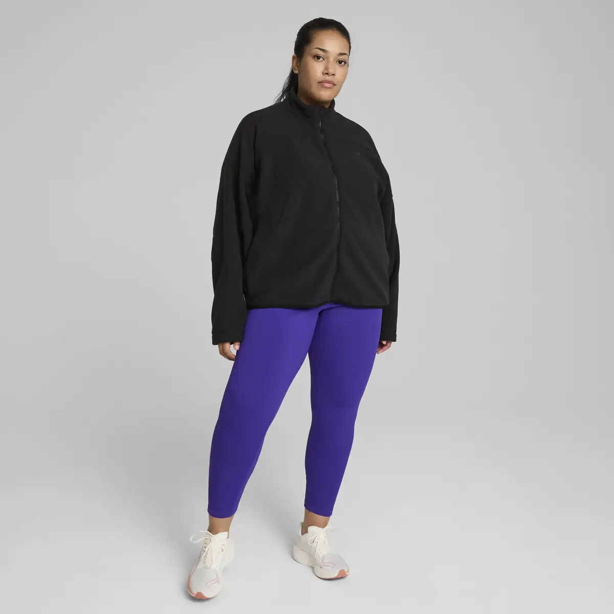 Puma WINTER TECH FLEECE JACKET W Siyah Kadın Ceket