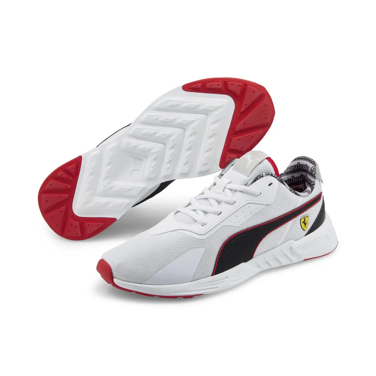 Puma Ferrari Tiburion Siyah - Beyaz Erkek Günlük Spor Ayakkabı